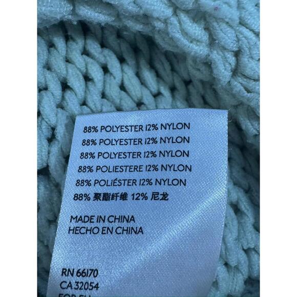 Free People We The Free Mint Green Crochet Trendy Boho Sweater Sz XS - Picture 5 of 6